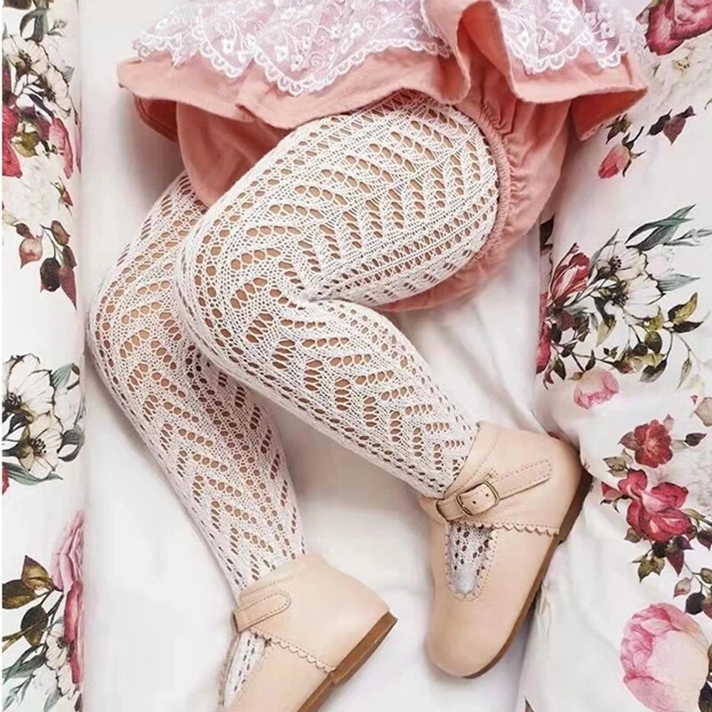 Baby Clothing For Summer - Summer Baby Girls Tights Hollow Out