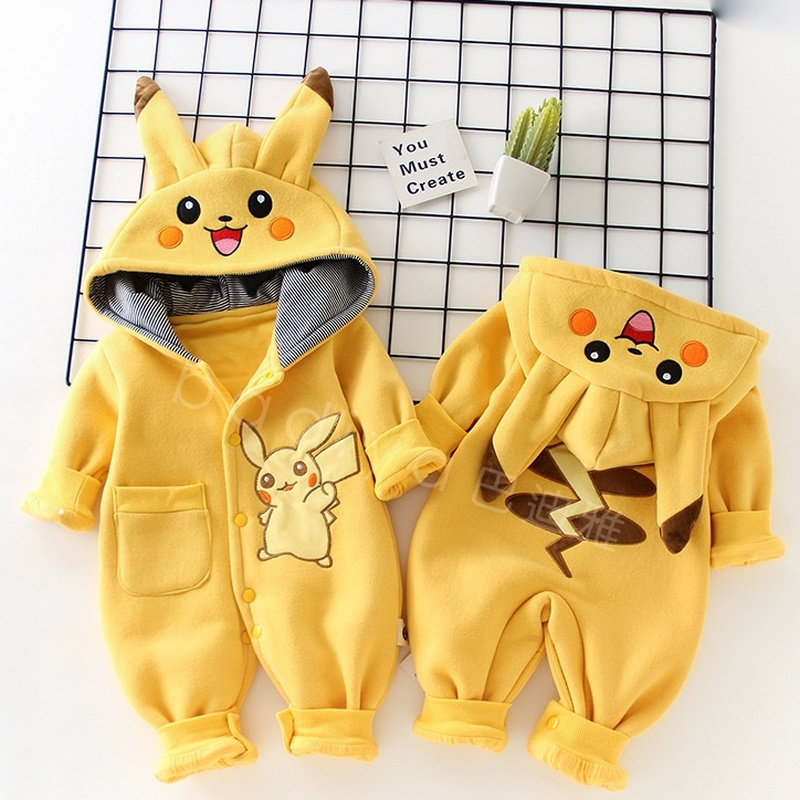 Baby Clothing In Japan - Cartoon Pocket Monsters Baby Pyjamsa Newborn