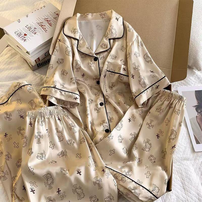 Hello Kitty Female Summer Paja - Summer Short Set 评论和价格