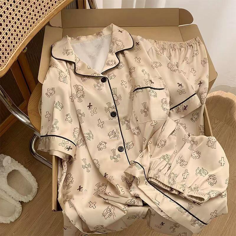 Hello Kitty Female Summer Paja - Summer Short Set 评论和价格