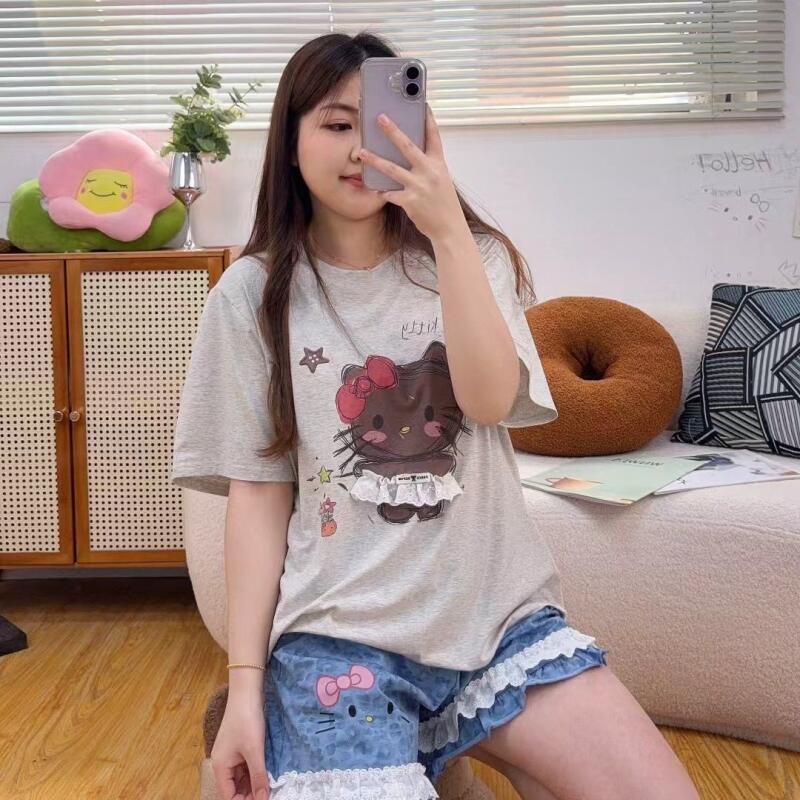 Popular Hello Kitty Summer Car - Summer Short Set 评论和价格