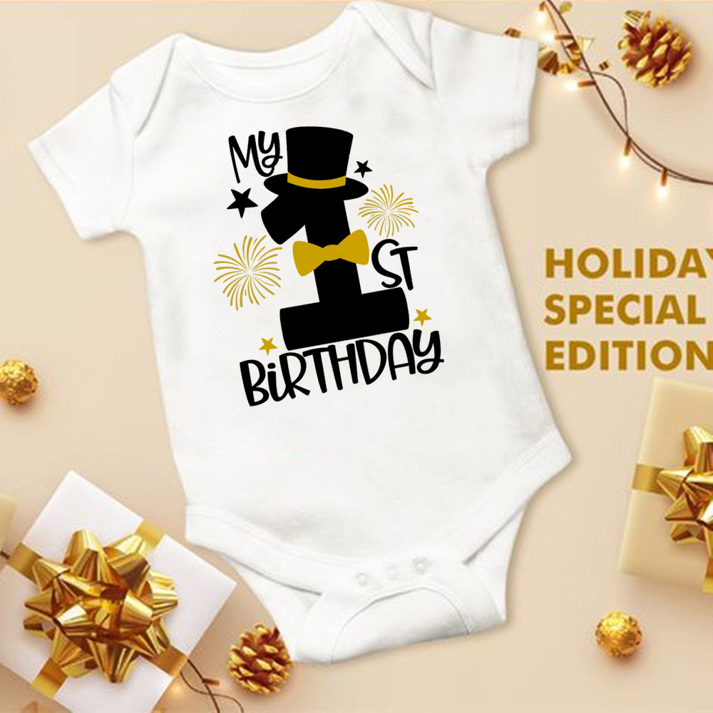 My 1st Birthday Newborn Romper - Baby Clothing Outlet 评论和价格