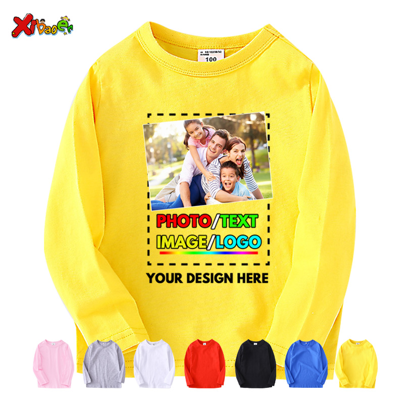 Custom Long Sleeves Shirt Kids - Baby Clothing Logo 评论和价格