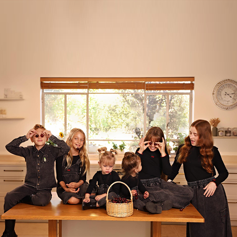 Denim Black Family Matching Se - Baby Clothing Logo 评论和价格