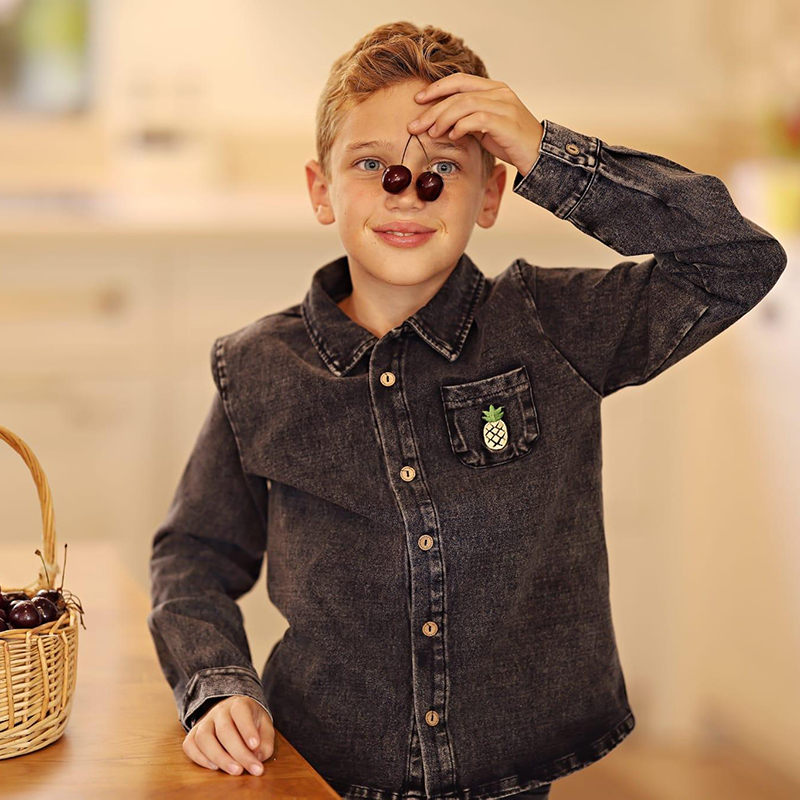 Denim Black Family Matching Se - Baby Clothing Logo 评论和价格