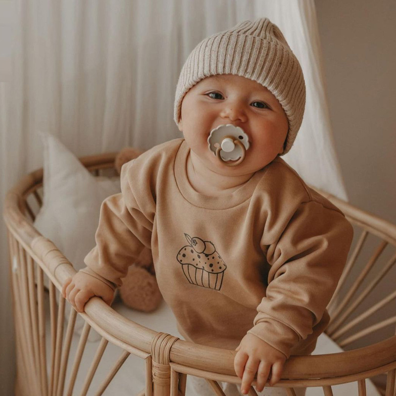 Baby Fashion Sweatshirts O-nec - Baby Clothing Organic Cotton 评论和价格