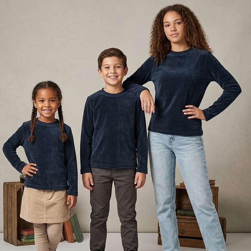 Kids Shirt Dark Navy Blue Boy  - Baby Clothing Logo 评论和价格