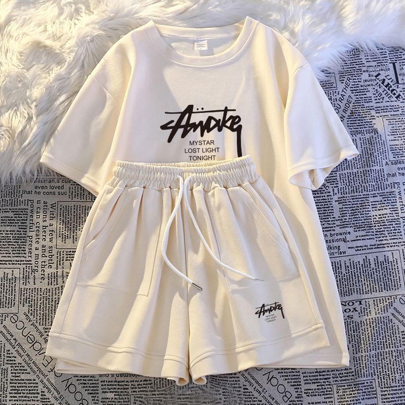 New Women's Plus-size Set Adul - Summer Short Set 评论和价格